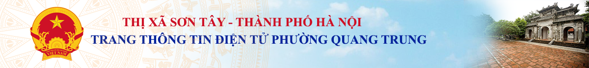 Trang Thông Tin Điện Tử Phường Quang Trung